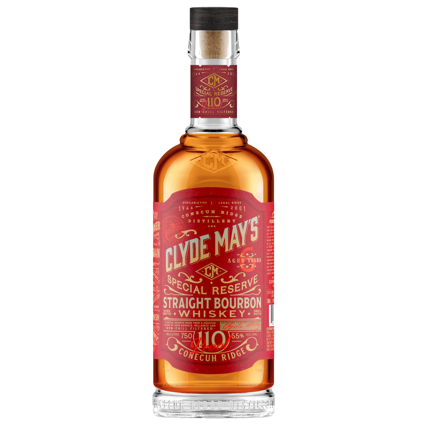 Clyde Mays Special Reserve Bourbon Whiskey 1500px-optimized